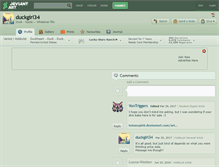 Tablet Screenshot of duckgirl34.deviantart.com