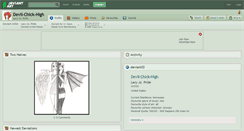 Desktop Screenshot of devil-chick-high.deviantart.com