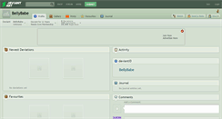 Desktop Screenshot of bellybabe.deviantart.com