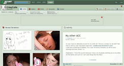Desktop Screenshot of crissycutie.deviantart.com