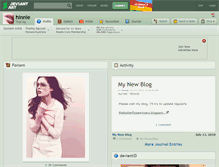 Tablet Screenshot of hinnie.deviantart.com