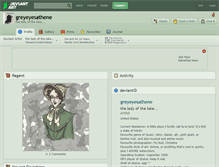 Tablet Screenshot of greyeyesathene.deviantart.com