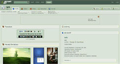 Desktop Screenshot of iark.deviantart.com