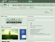 Tablet Screenshot of iark.deviantart.com