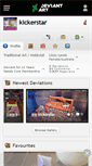 Mobile Screenshot of kickerstar.deviantart.com