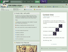 Tablet Screenshot of mist-hidden-ninja.deviantart.com