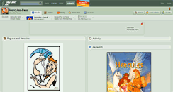 Desktop Screenshot of hercules-fans.deviantart.com