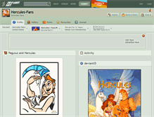 Tablet Screenshot of hercules-fans.deviantart.com