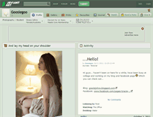 Tablet Screenshot of goosiegoo.deviantart.com