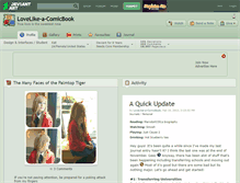 Tablet Screenshot of lovelike-a-comicbook.deviantart.com