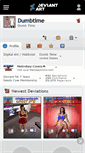 Mobile Screenshot of dumbtime.deviantart.com