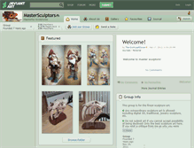 Tablet Screenshot of mastersculptors.deviantart.com