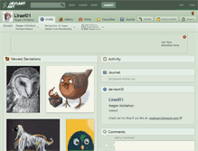Tablet Screenshot of lirael01.deviantart.com