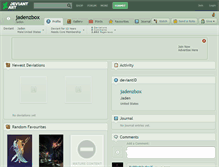 Tablet Screenshot of jadenzbox.deviantart.com