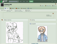 Tablet Screenshot of gammalord.deviantart.com