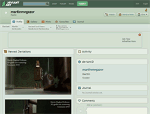 Tablet Screenshot of martinmegazor.deviantart.com