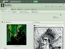 Tablet Screenshot of bloodinho.deviantart.com