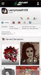 Mobile Screenshot of lacrymosa9105.deviantart.com