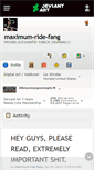 Mobile Screenshot of maximum-ride-fang.deviantart.com
