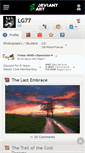 Mobile Screenshot of lg77.deviantart.com