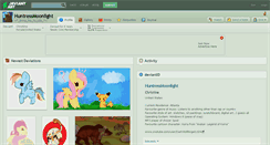 Desktop Screenshot of huntressmoonlight.deviantart.com