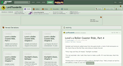 Desktop Screenshot of lordthunder86.deviantart.com
