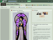 Tablet Screenshot of noble-house-of-black.deviantart.com