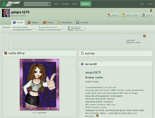 Tablet Screenshot of amara1679.deviantart.com