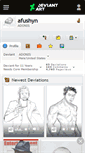 Mobile Screenshot of afushyn.deviantart.com