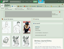 Tablet Screenshot of afushyn.deviantart.com