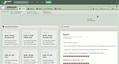 Desktop Screenshot of julieexoxo.deviantart.com