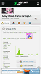 Mobile Screenshot of amy-rose-fans-group.deviantart.com