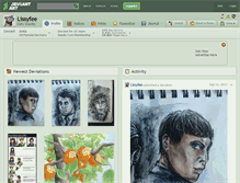 Tablet Screenshot of lissyfee.deviantart.com