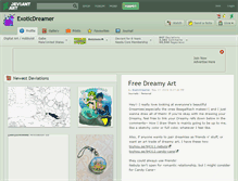 Tablet Screenshot of exoticdreamer.deviantart.com