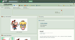Desktop Screenshot of cosplayking.deviantart.com
