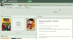 Desktop Screenshot of captaingenius.deviantart.com