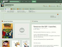Tablet Screenshot of captaingenius.deviantart.com
