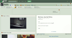 Desktop Screenshot of diveinto.deviantart.com