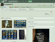 Tablet Screenshot of flamingdead-uk.deviantart.com
