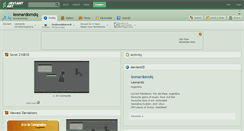 Desktop Screenshot of leonardomdq.deviantart.com