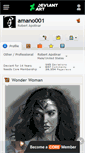 Mobile Screenshot of amano001.deviantart.com