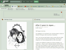 Tablet Screenshot of bebio.deviantart.com