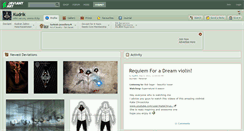 Desktop Screenshot of kudrik.deviantart.com