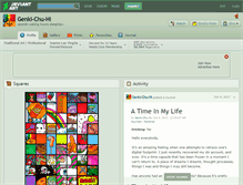 Tablet Screenshot of genki-chu-hi.deviantart.com