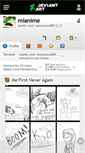 Mobile Screenshot of mianime.deviantart.com