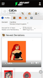 Mobile Screenshot of cdcm.deviantart.com