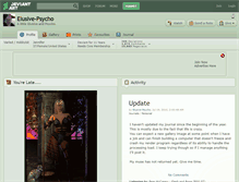 Tablet Screenshot of elusive-psycho.deviantart.com