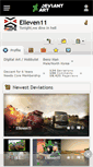 Mobile Screenshot of elleven11.deviantart.com