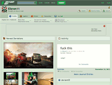 Tablet Screenshot of elleven11.deviantart.com