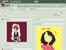 Tablet Screenshot of inagare.deviantart.com